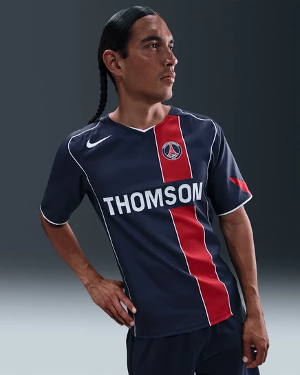 Мужская футболка Nike PSG Total 90, тёмно-синяя/красная/белая