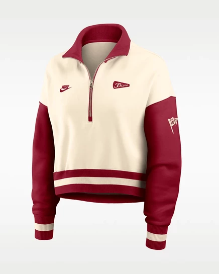 Женский свитшот Nike Alabama Legacy, красно-белый