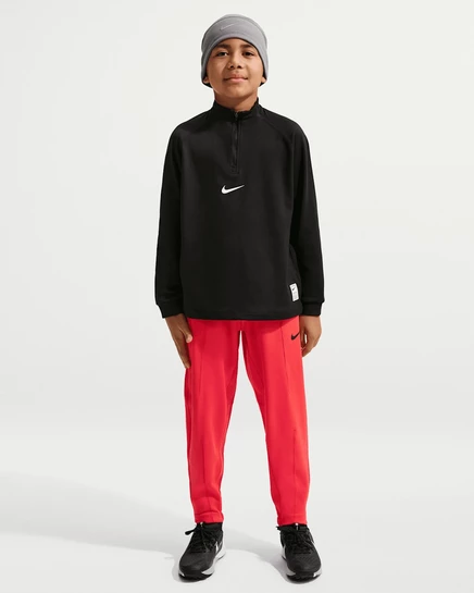 Детские флисовые брюки Nike Pro Dri-FIT, светло-красные