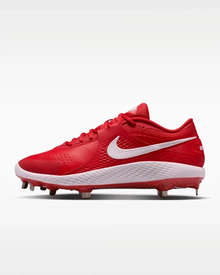 Унисекс бейсбольные бутсы Nike Diamond Gamer MTL, красно‑белые