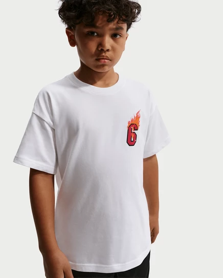 Детская футболка Nike LeBron, белая