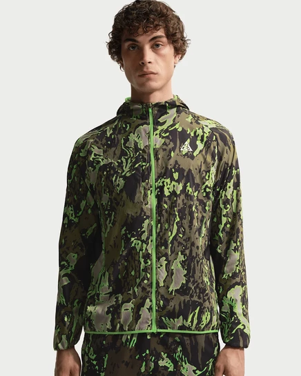 Мужская куртка для трейла Nike ACG, серо-черная