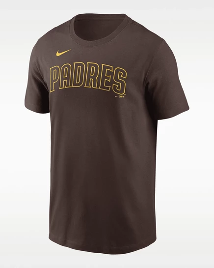 Мужская футболка Nike Manny Machado San Diego Padres, коричневая