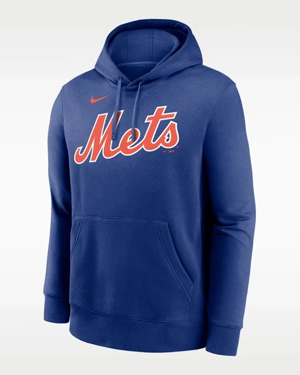 Мужское худи Nike Francisco Lindor New York Mets Club, синее