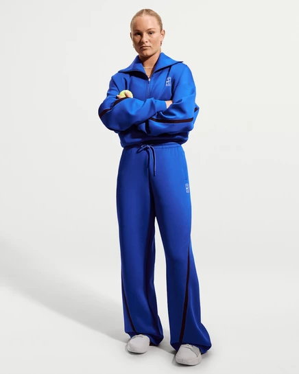 Женские теннисные брюки Nike Advantage, сине-белые