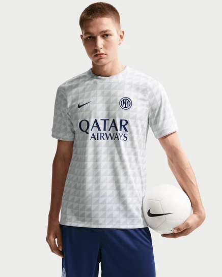 Мужской топ Nike Inter Milan Dri-FIT, бело-серо-синий