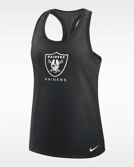 Женская майка Nike Las Vegas Raiders Hurry Up Dri-FIT, черная