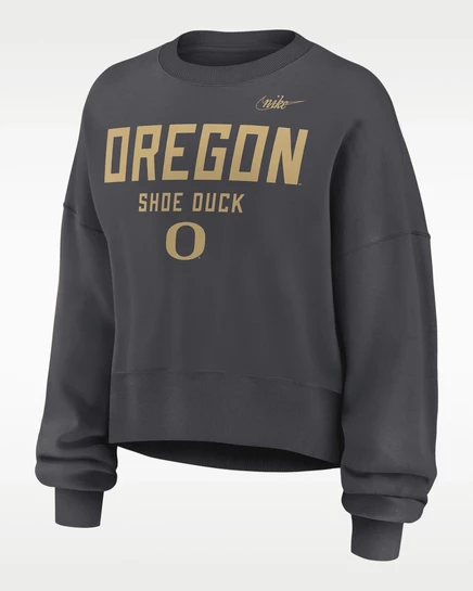 Женский свитшот Nike Oregon Alt, антрацитовый