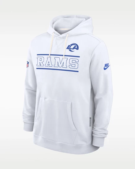 Мужское худи Nike Los Angeles Rams Standard Issue, белое