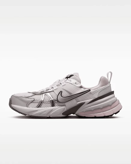 Женские кроссовки Nike V2K Run, платиновые/белые/серебристые