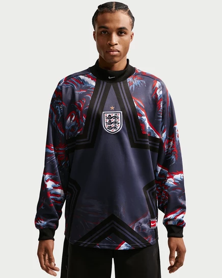 Мужская футболка Nike England, черная/синяя/белая