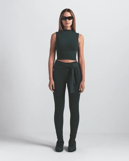 Женский топ NikeSKIMS Vintage Seamless лонглайн, бирюзовый