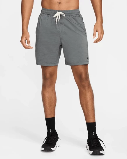 Мужские шорты Nike Form Dri-FIT 18 см, черно-серые