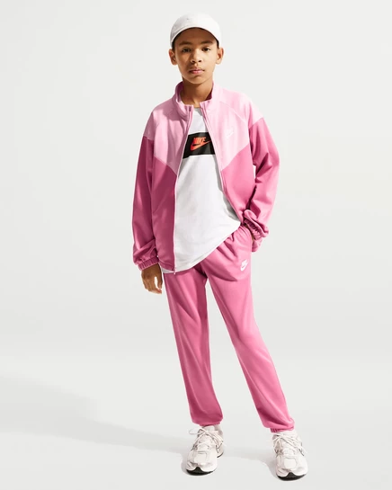 Детский костюм Nike Dri-FIT, пионовый/розовый/белый