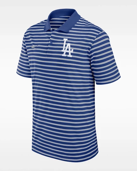 Мужское поло Nike Striped Victory Dri-FIT, сине-белое