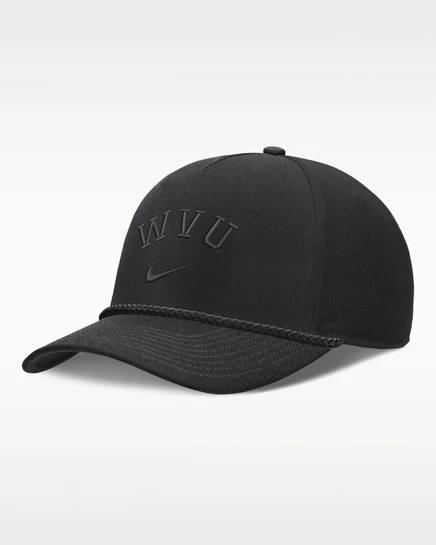 Мужская кепка Nike West Virginia Campus Prep, чёрная