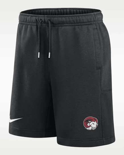 Мужские шорты Nike College Club Fleece, черные