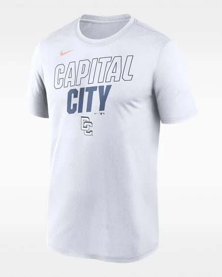 Мужская футболка Nike Dri-FIT Washington Nationals City Connect, белая