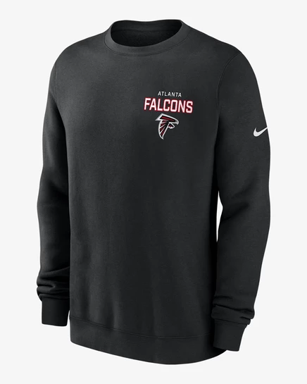 Мужской свитшот Nike Draw Block Club Atlanta Falcons, черный
