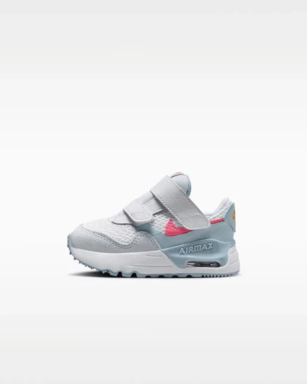 Кроссовки для малышей Nike Air Max SYSTM, белые/голубые/розовые