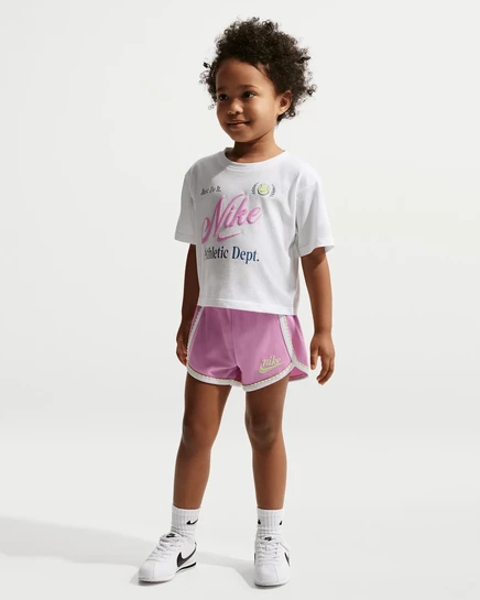 Детский комплект Nike Tennis Lifestyle 12–24 мес., светло-розовый