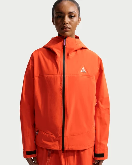 Женская куртка-дождевик ACG Morpho Storm-FIT ADV, сигнально-оранжевая