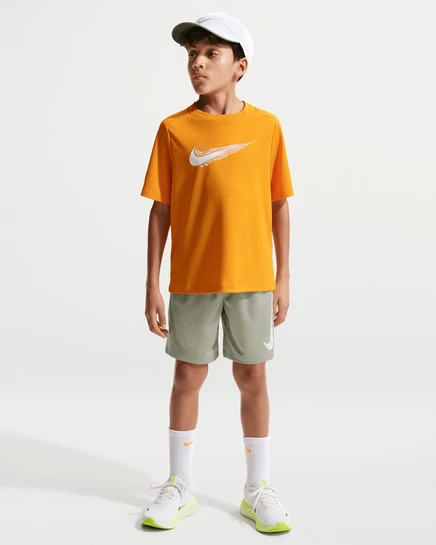 Шорты для мальчиков Nike Trophy23 Dri-FIT, зелено-белые