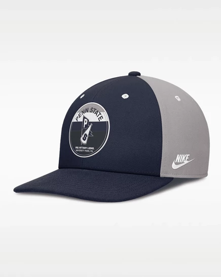 Мужская кепка Nike Penn State Prep Pro, серая/темно-синяя