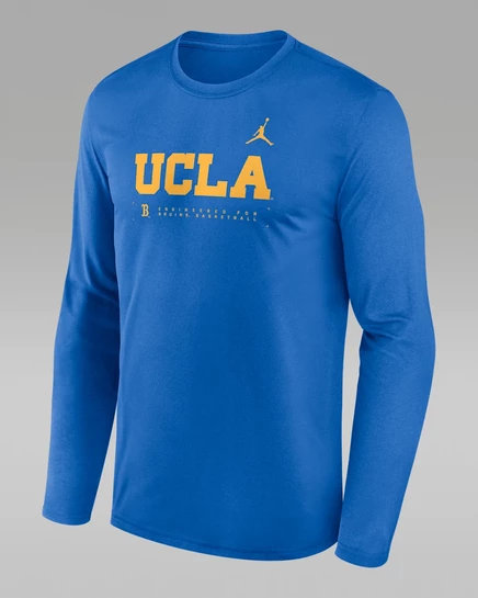 Мужской лонгслив Jordan Courtside Legend Dri-FIT, синий