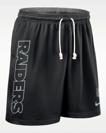 Мужские двусторонние шорты Nike Las Vegas Raiders, черные