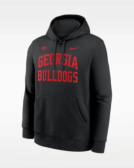 Мужское худи Nike Georgia Primetime Arched Club, черное