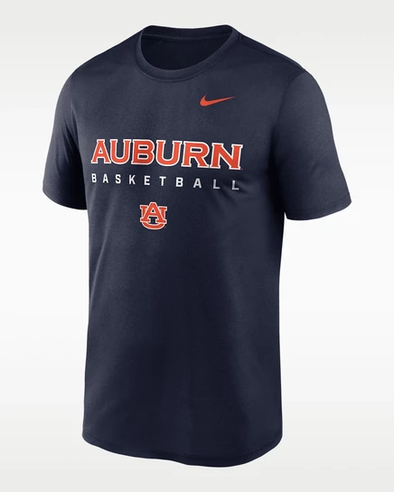Мужская футболка Nike Auburn Legend Dri-FIT, темно-синяя