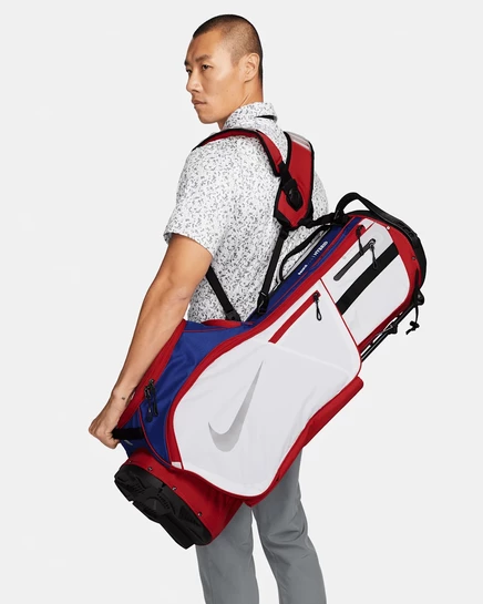 Унисекс сумка для гольфа nike air hybrid 2, красная