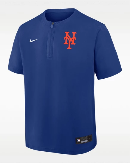 Мужская ветровка Nike Mets 1/4‑zip Dri-FIT, королевская