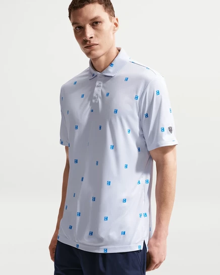 Мужская поло Nike Par Dri-FIT для гольфа, серая