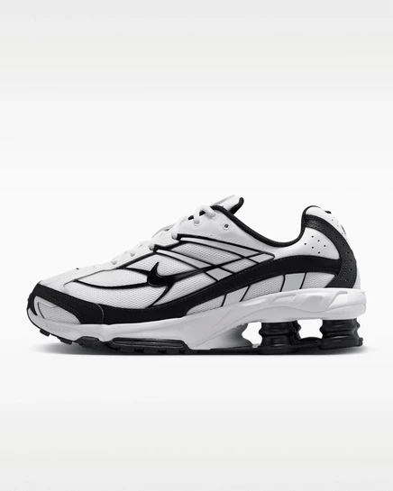 Мужские кроссовки Nike Shox Ride 2, бело-черные