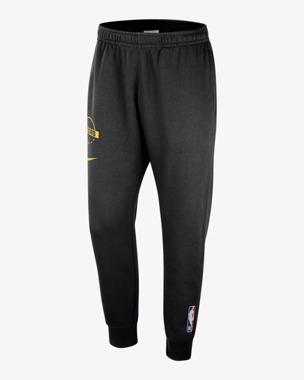 Мужские джоггеры Nike Lakers Club флисовые, черно-желтые