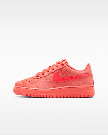 Подростковые кроссовки Nike Air Force 1 Suede, красные