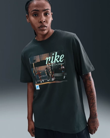 Женская баскетбольная футболка Nike, зеленая