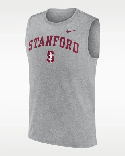 Мужская майка Nike Stanford Arch Legend, серая