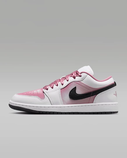 Air Jordan 1 Low SE Women's Shoes white/black/desert berry