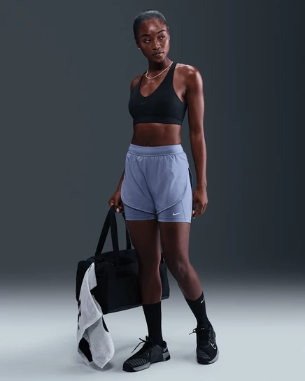 Женские шорты Nike Universa 2-в-1 5″, индиго/фиолетовые/голубые