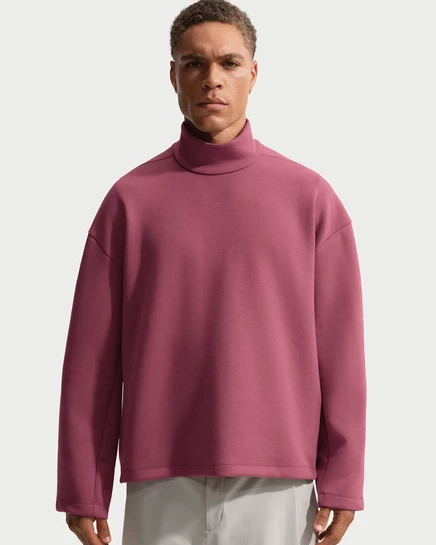 Мужская водолазка Nike 24.7 ImpossiblySoft Dri-FIT, розово-серая