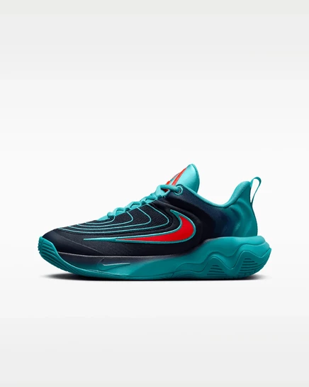 Детские кроссовки Nike Giannis 4, кактус/черный/малиновый
