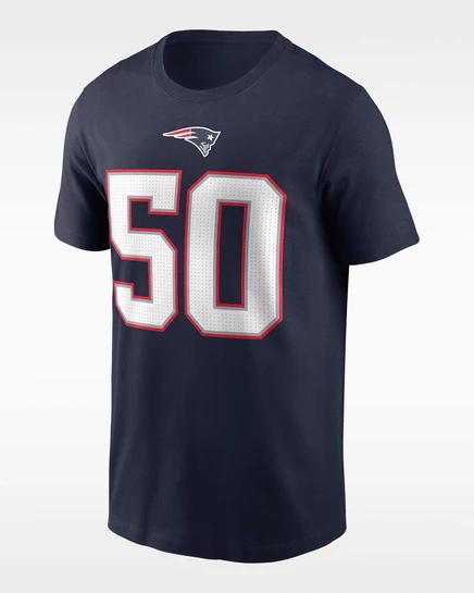 Мужская футболка Nike Mike Vrabel Retired, темно-синяя