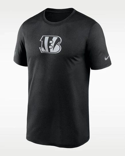 Мужская футболка Nike Cincinnati Bengals Team Issue Legend Dri-FIT, черная