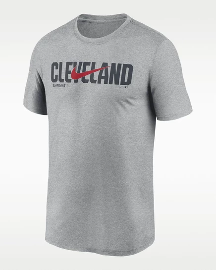 Мужская футболка Nike Cleveland Guardians Dri-FIT, меланж