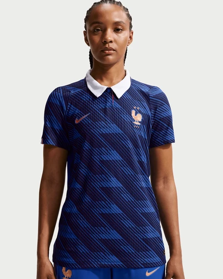 Женская игровая футболка Nike FFF 2026 Match Home Aero-FIT, синяя