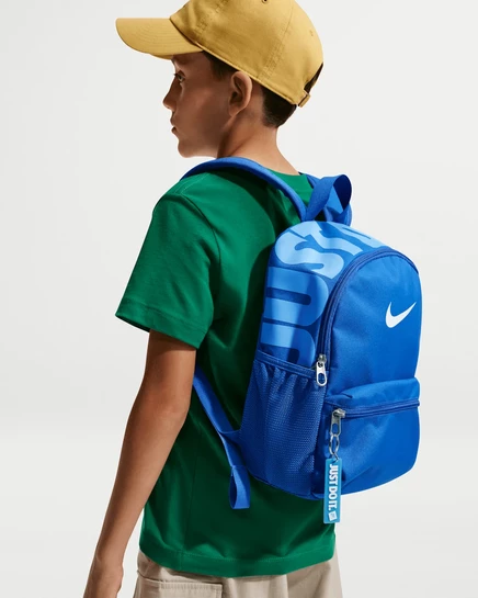 Детский мини-рюкзак Nike JDI 2.0, 11 л, синий/белый
