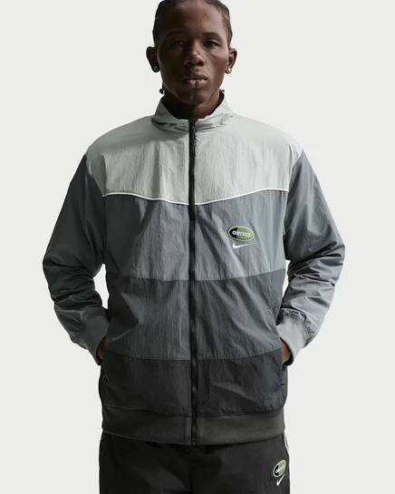 Мужская куртка Nike Sportswear Woven, антрацит/тёмно-серый
